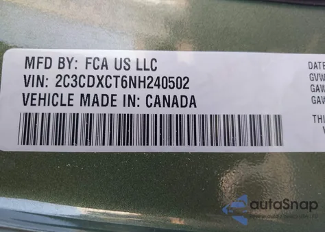 2022 Dodge Charger R/T from USA, damaged, VIN 2C3CDXCT6NH240502